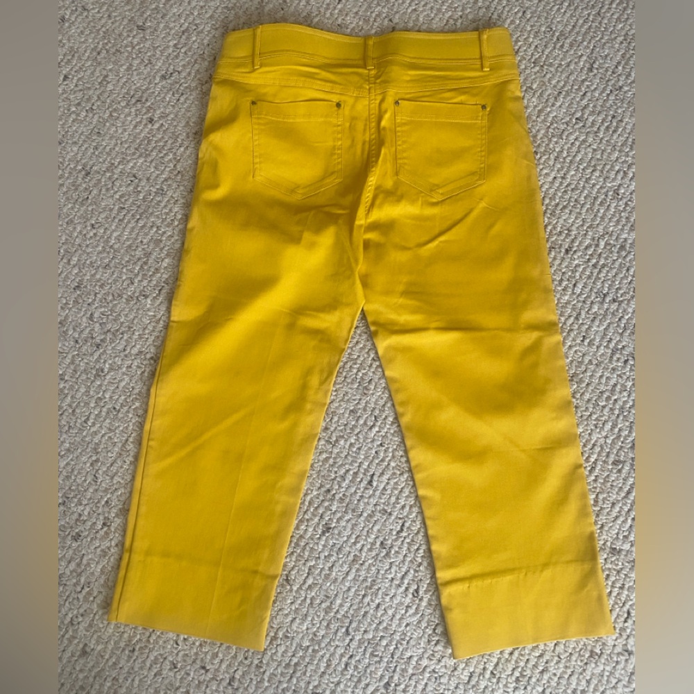 89th & Madison Vibrant Yellow Pants - Picture 2 of 9
